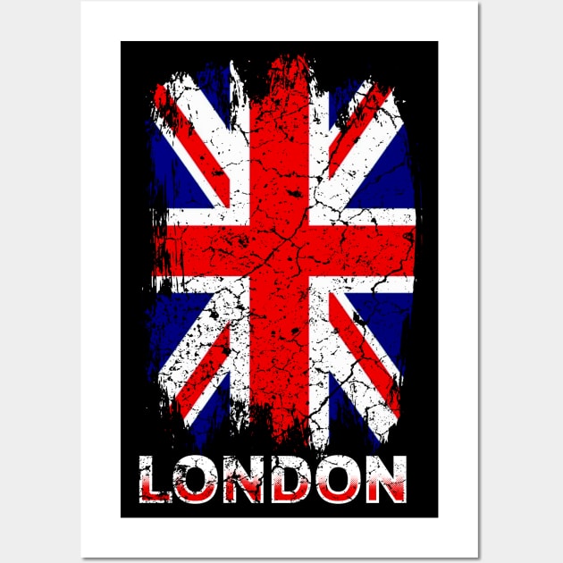 London Union Jack Flag Wall Art by Mila46